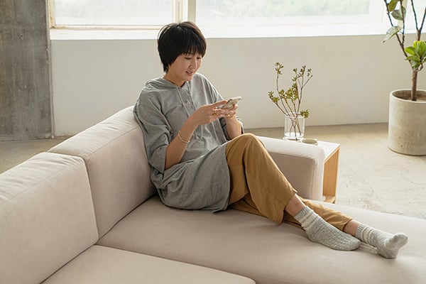 眠豆沙沙發｜230cm 一字型